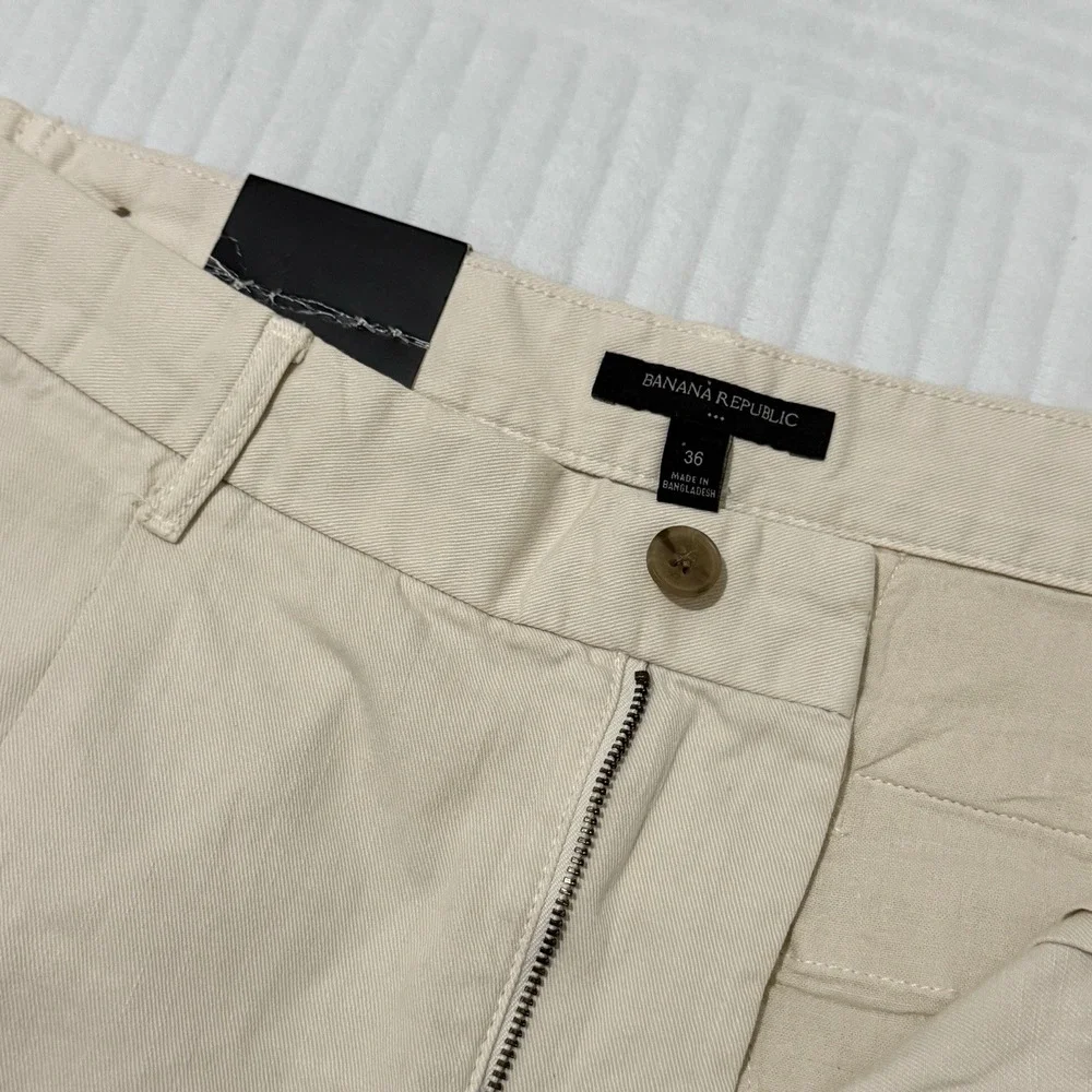 Banana Republic Pleated Buckle Shorts 9